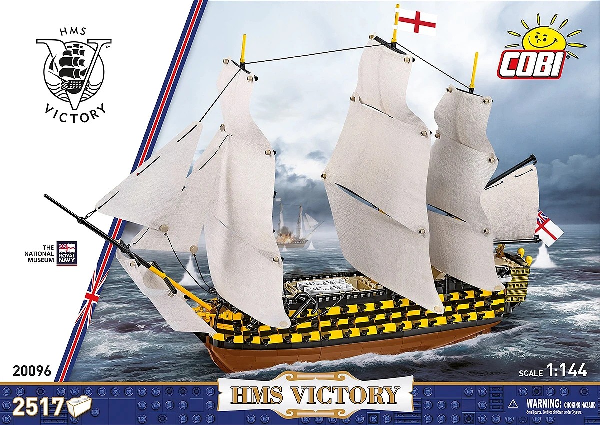 Cobi Klocki HMS Victory gradbeni bloki, 2517 kosov 7