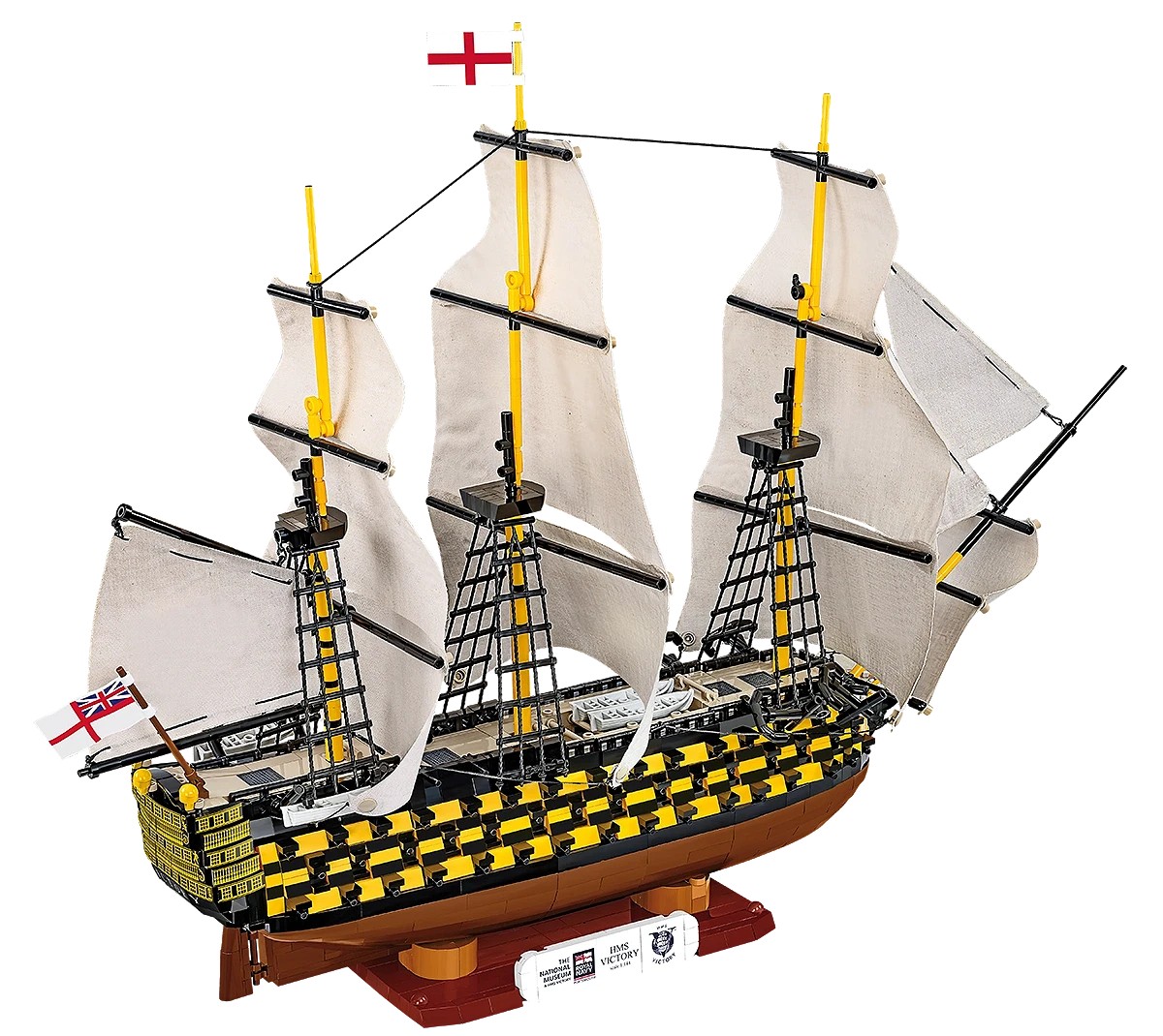 Cobi Klocki HMS Victory gradbeni bloki, 2517 kosov 8